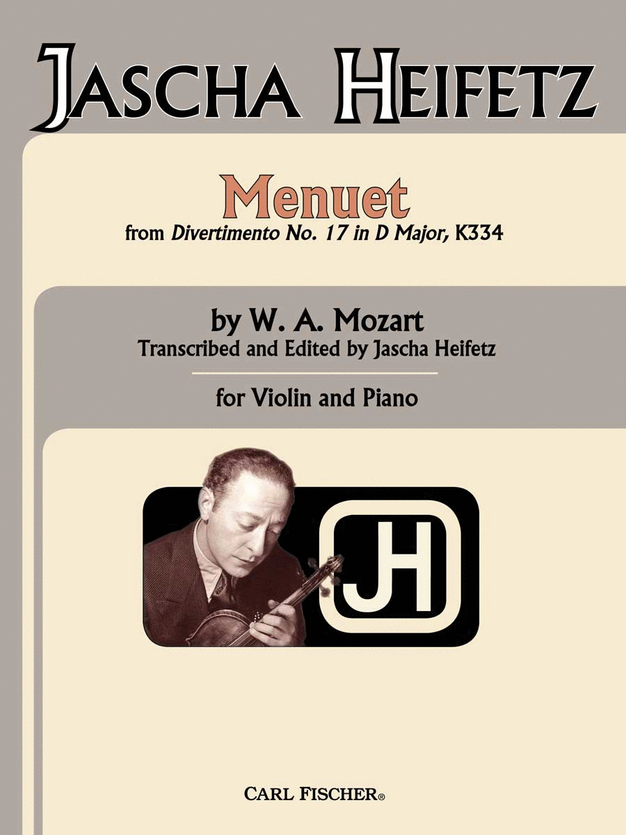 Menuet Violin Solo scores gallery preview page 1