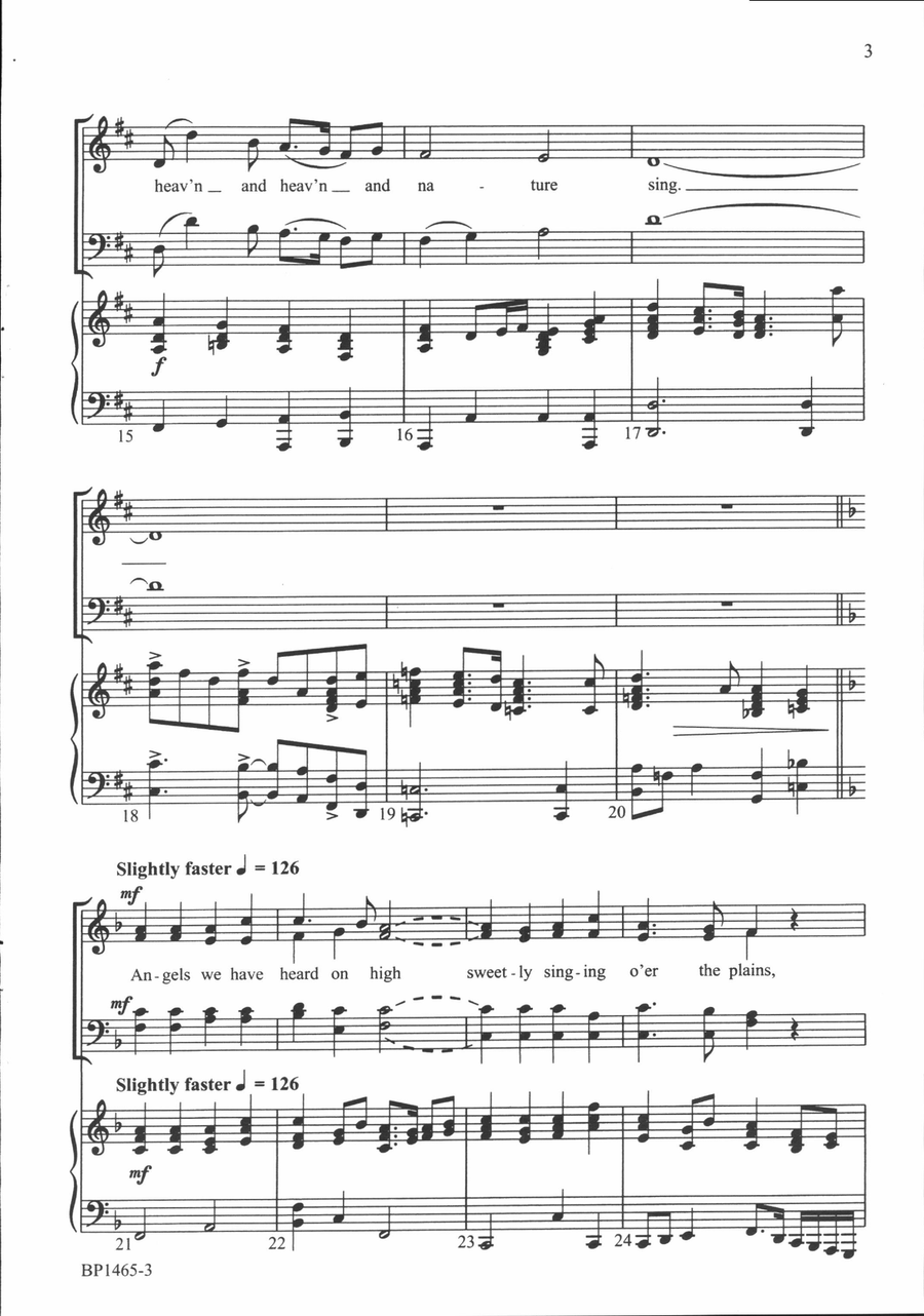 Glory of Christmas 4-Part scores gallery preview page 4