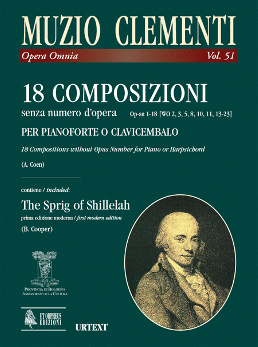 18 Compositions without opus number Op-sn 1-18 (WO 2, 3, 5, 8, 10, 11, 13-23) for Harpsichord (Piano) Harpsichord scores gallery preview page 1