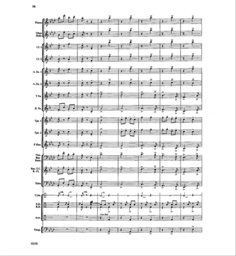 Can-Can You Name These Tunes? Concert Band scores gallery preview page 15