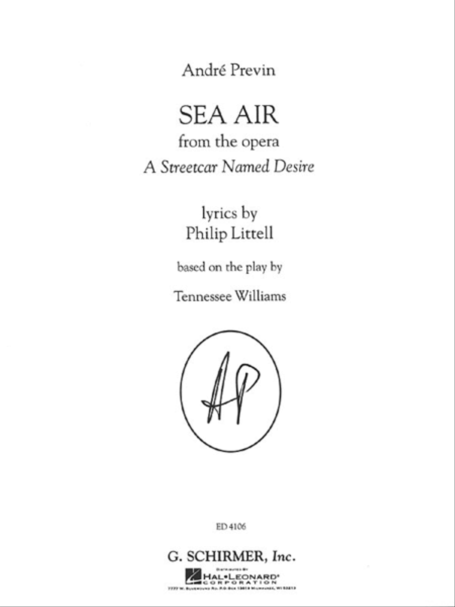 I Can Smell the Sea Air Voice scores gallery preview page 1