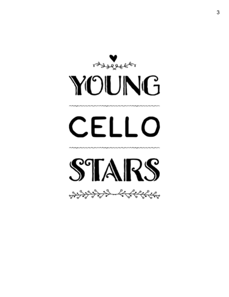 11 CHILDREN'S SONGS FOR THE YOUNG STARS ORCHESTRA: PART FOR THE CELLO image number null