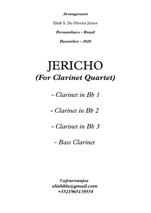 Book cover for Jericho - Clarinet Quartet