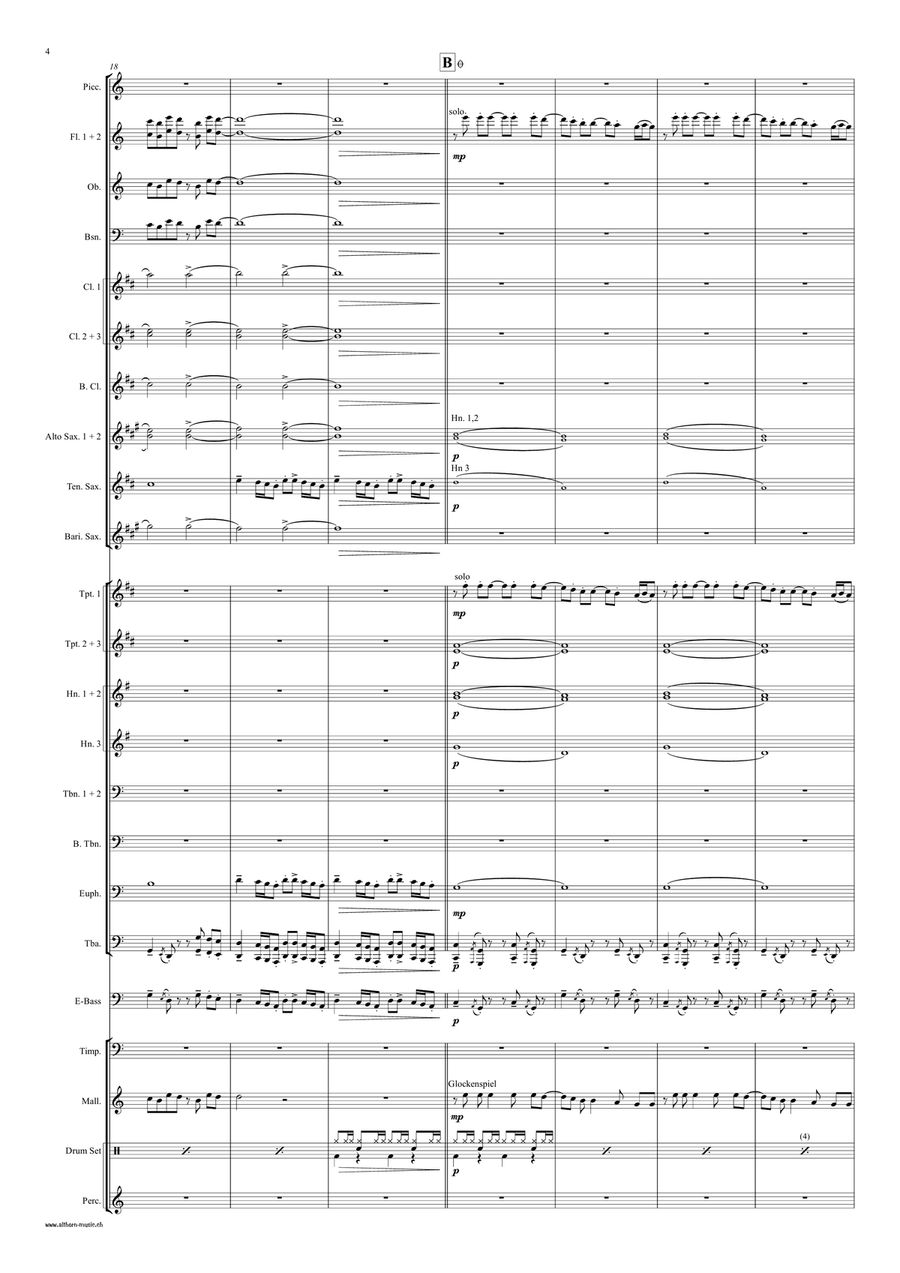 We Don't Need Another Hero Concert Band scores gallery preview page 4