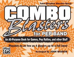 Book cover for Combo Blasters for Pep Band (Tuba)