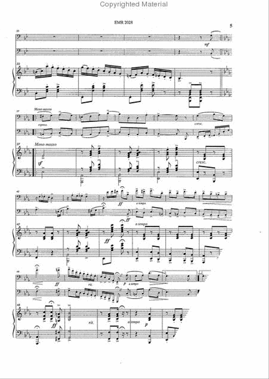Cousins Cousins Euphonium scores gallery preview page 6