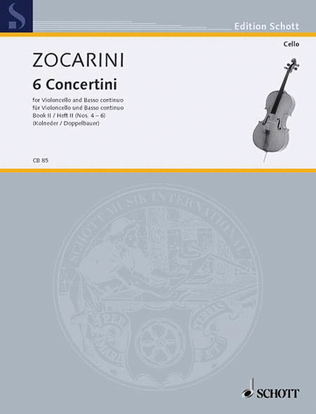 Book cover for Concertini 4-6 Vc/bc