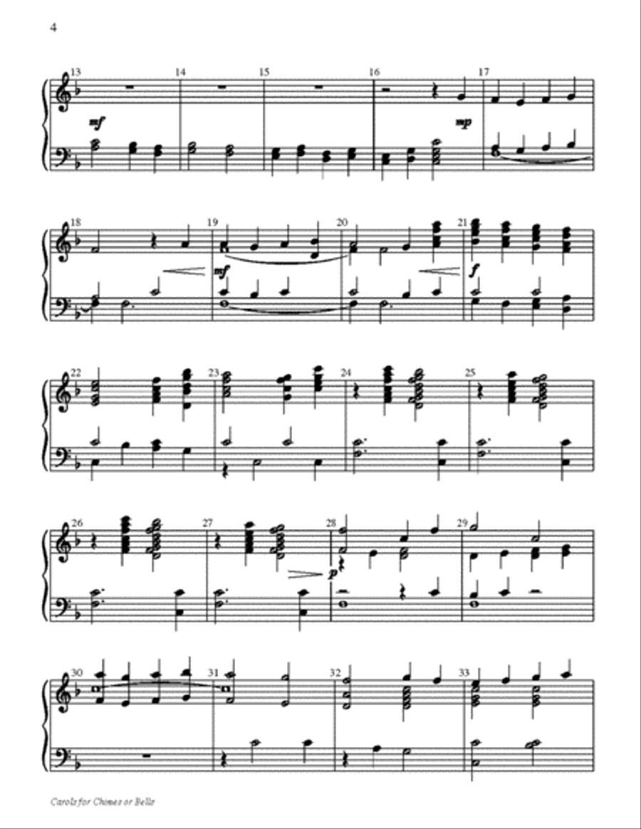 Keep It Simple (Carols for Christmas) 3-Octaves scores gallery preview page 3