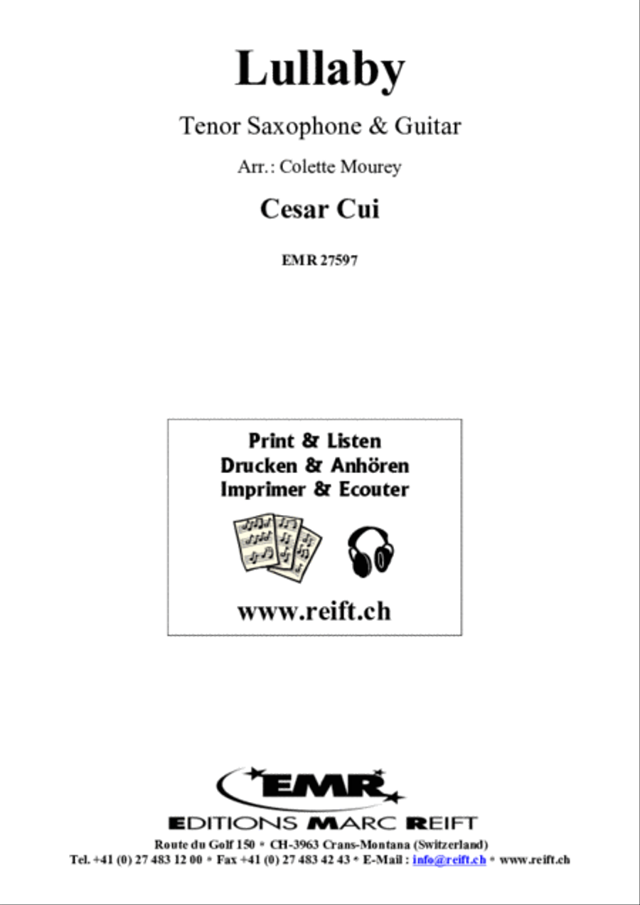 Lullaby Tenor Saxophone scores gallery preview page 2