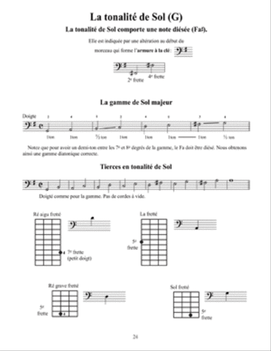 MÃ©thode de guitare basse-1 Bass Guitar scores gallery preview page 3