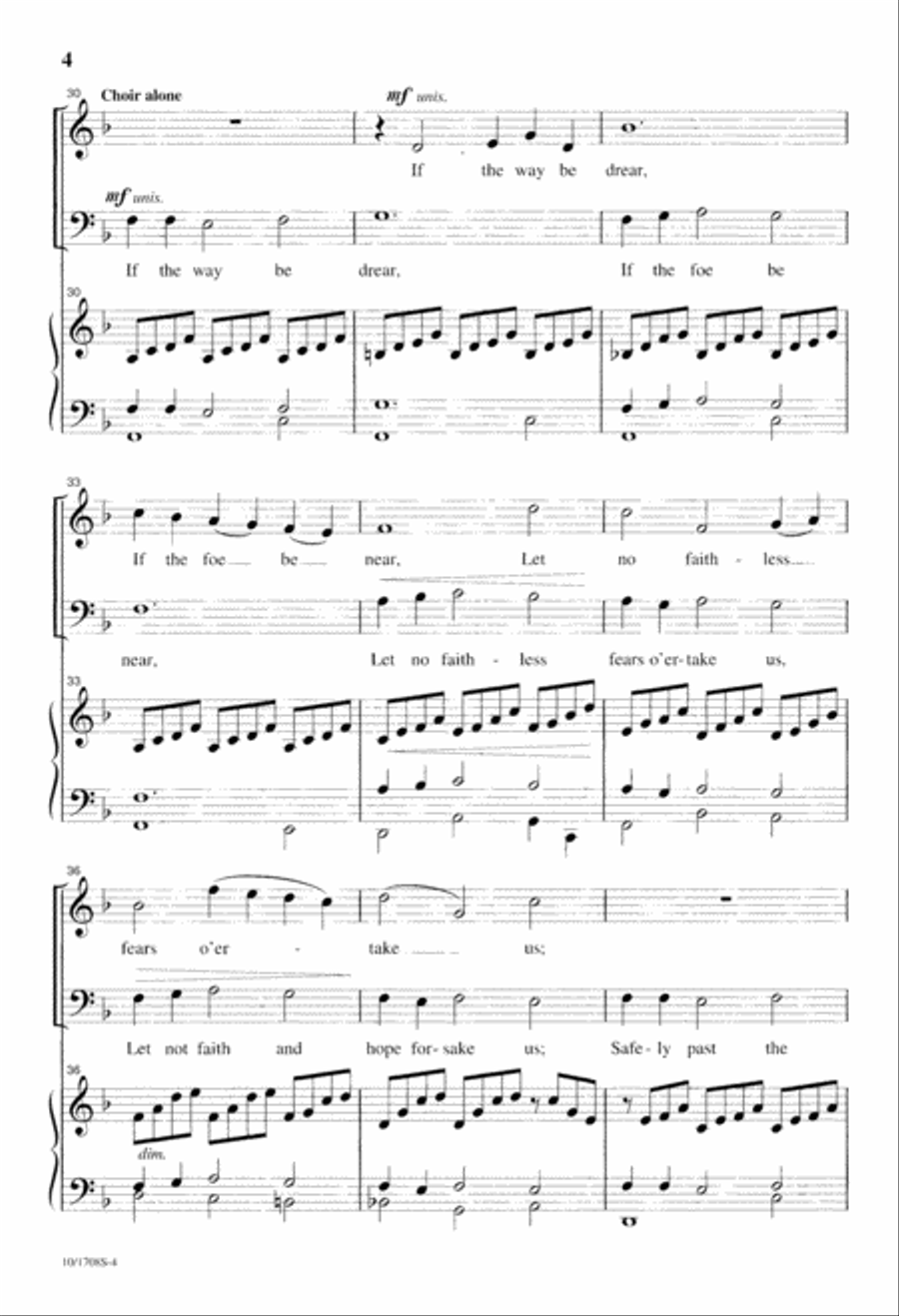 Jesus, Still Lead On Jesus, Still Lead On 4-Part scores gallery preview page 4