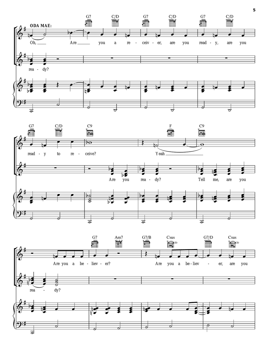 Are You A Believer? Guitar scores gallery preview page 5