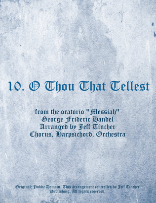 Book cover for 10. O Thou That Tellest