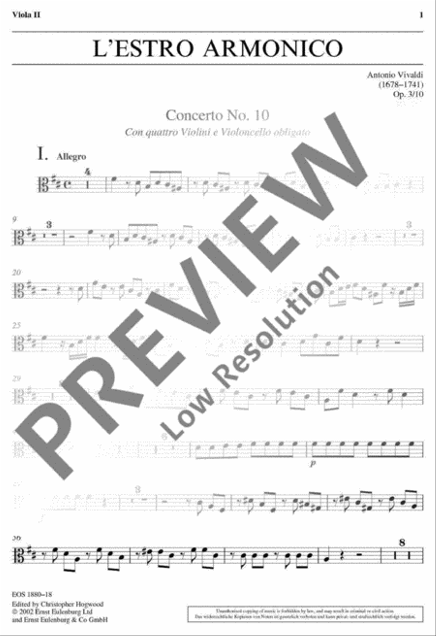 L'Estro Armonico Part scores gallery preview page 2