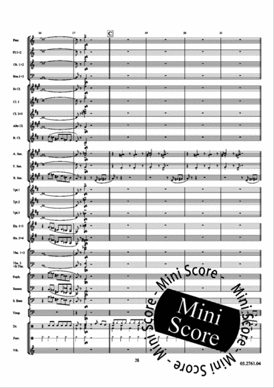 All Blue All Blue Concert Band scores gallery preview page 34