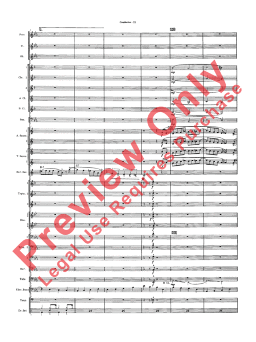 Five to Go Concert Band scores gallery preview page 23