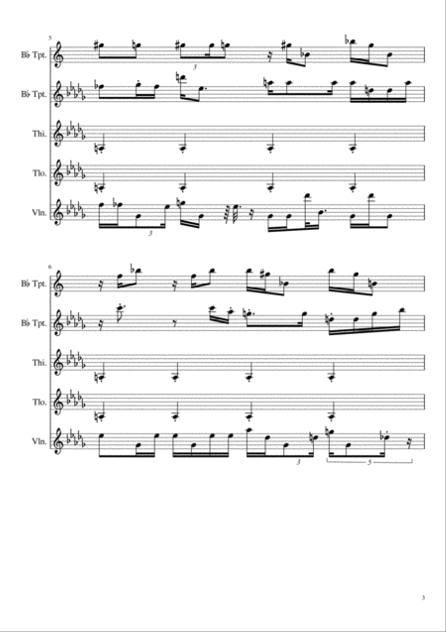 Tramp iii Tramp iii Small Ensemble scores gallery preview page 3