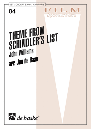 Book cover for Theme From Schindler's List Score And Parts