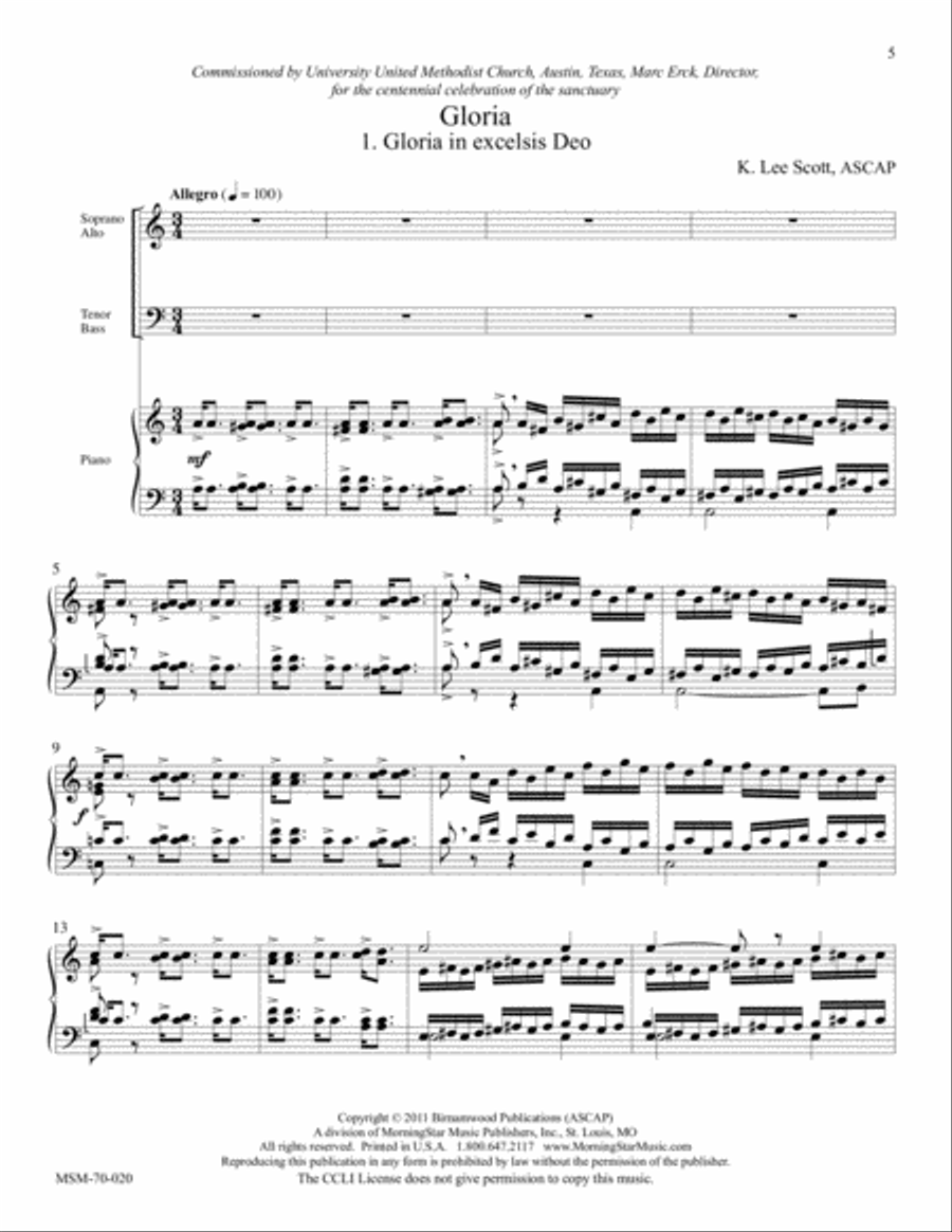 Gloria Gloria Divisi scores gallery preview page 4