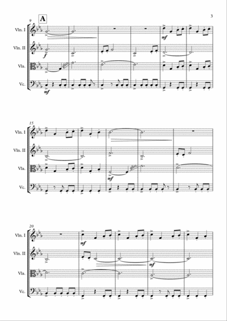 Game Of Thrones String Quartet scores gallery preview page 4
