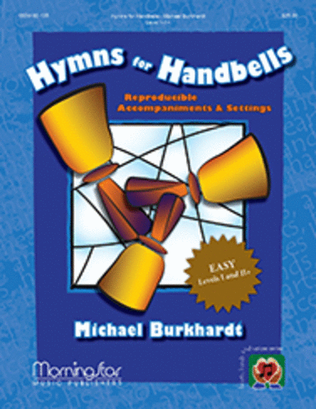 Book cover for Hymns for Handbells Reproducible Accompaniments and Settings