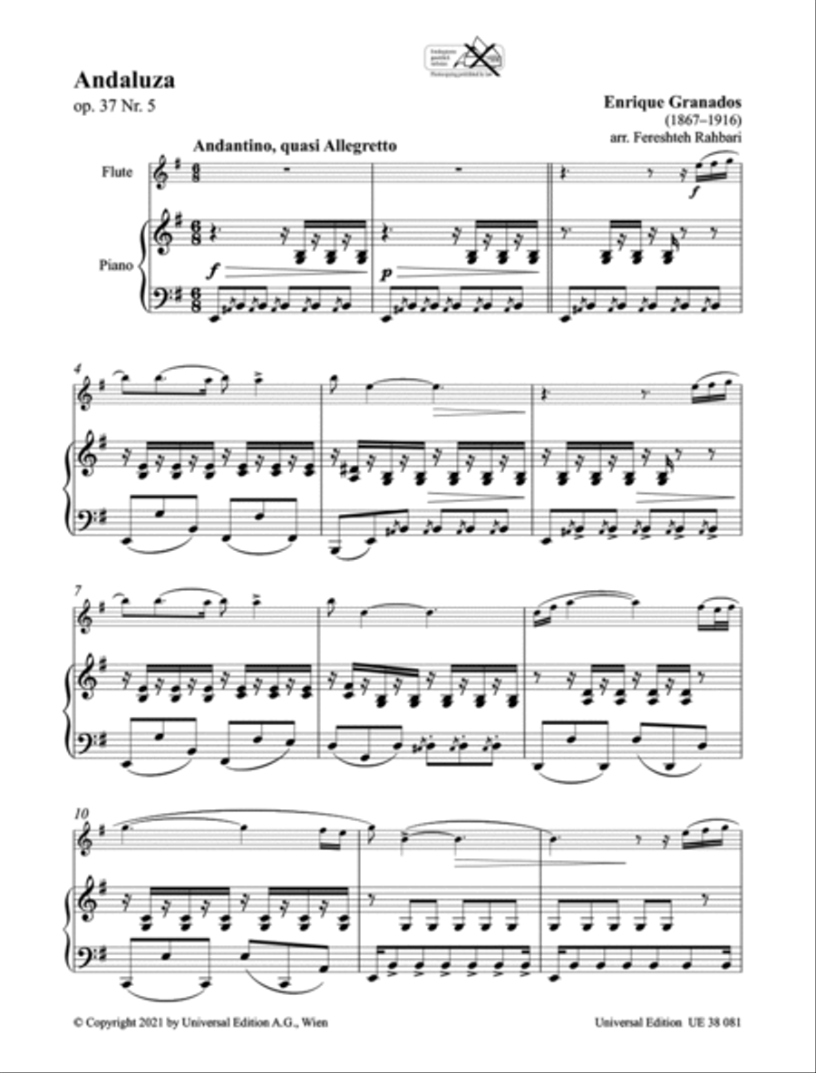 Spanische Tänze Spanische Tänze Chamber Music scores gallery preview page 2