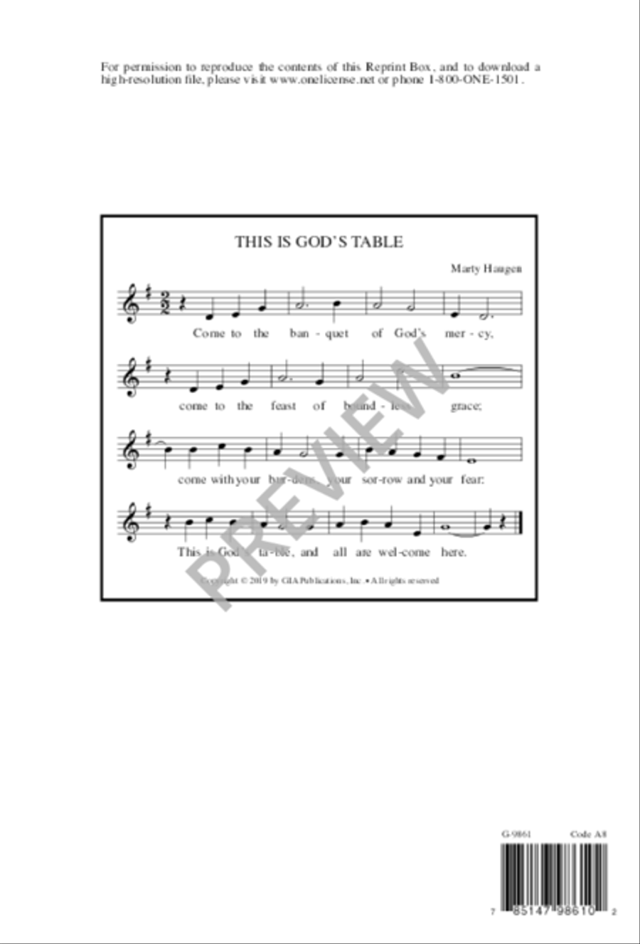This Is God's Table 3-Part scores gallery preview page 8
