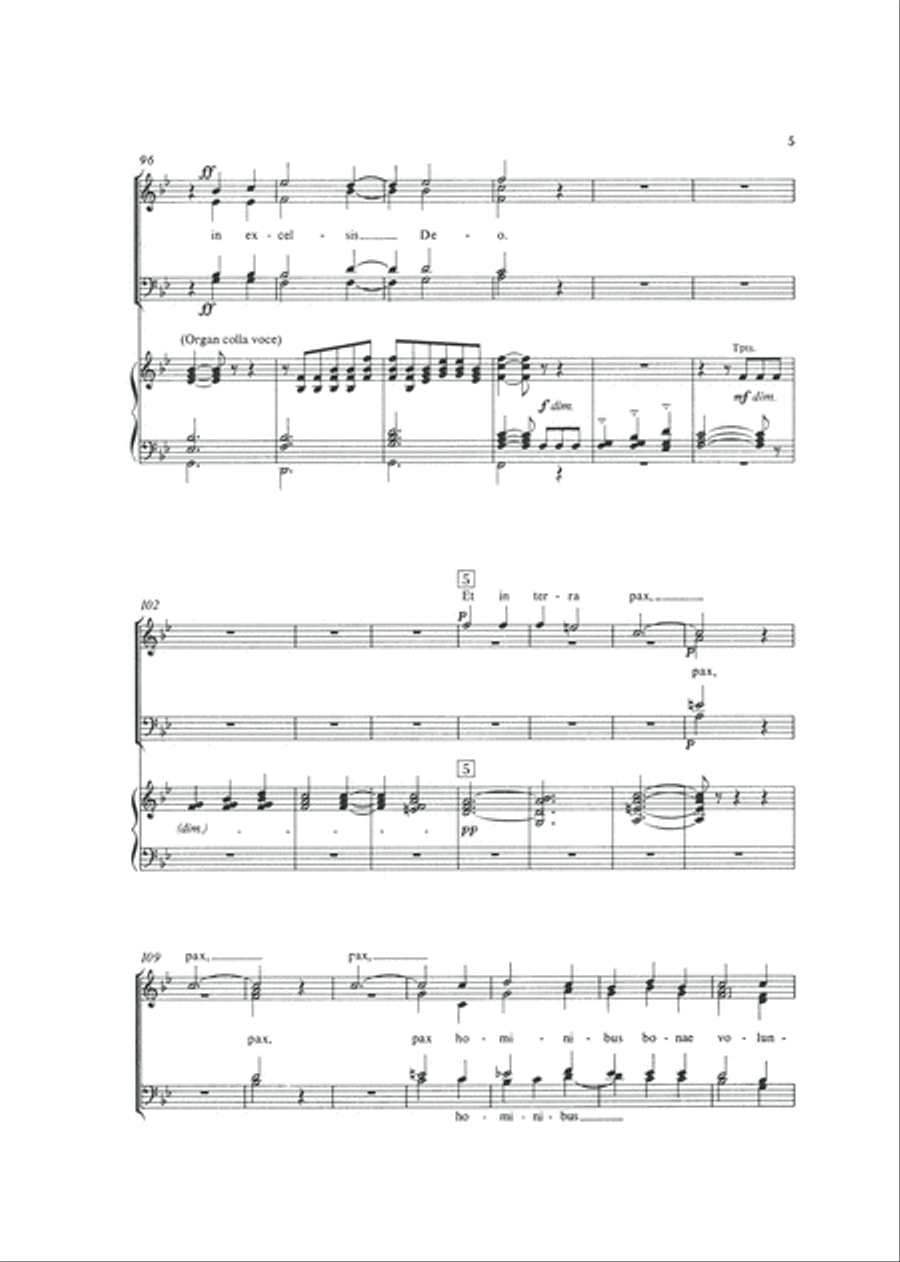 Gloria '1' Gloria '1' 4-Part scores gallery preview page 5