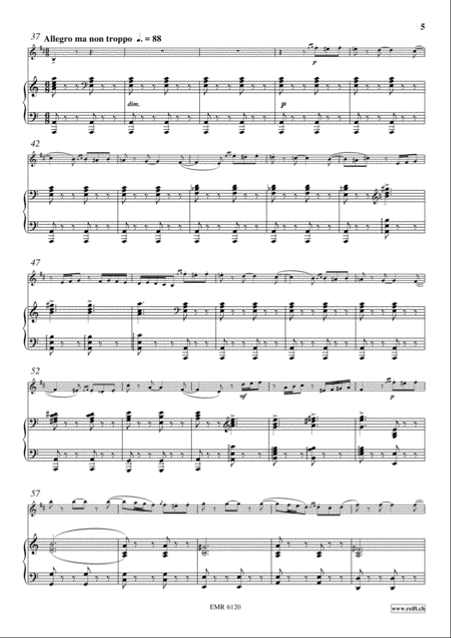 Introduction and Rondo Capriccioso Trumpet Solo scores gallery preview page 4