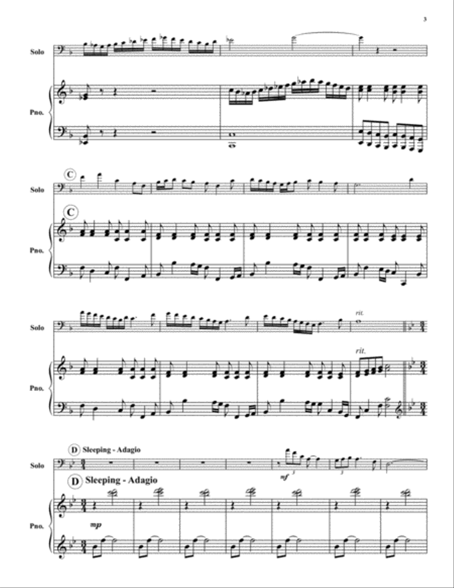 My Little Man (Son: Karlten) Euphonium scores gallery preview page 3