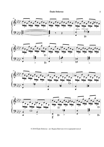 Étude Dolorose - pedal harp solo image number null