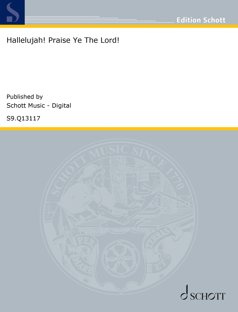 Hallelujah! Praise Ye The Lord! 3-Part scores gallery preview page 1