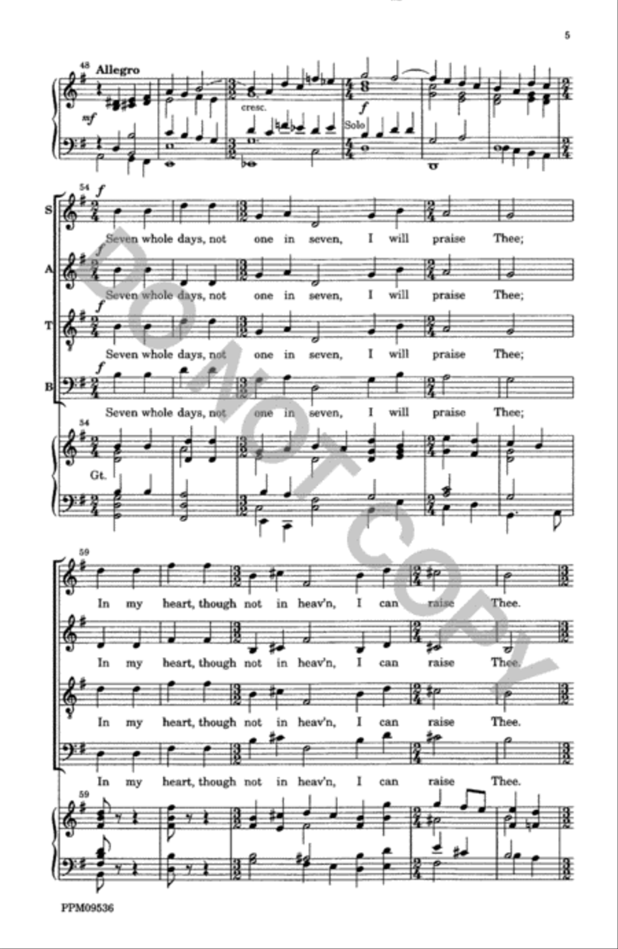 King of Glory King of Glory 4-Part scores gallery preview page 6