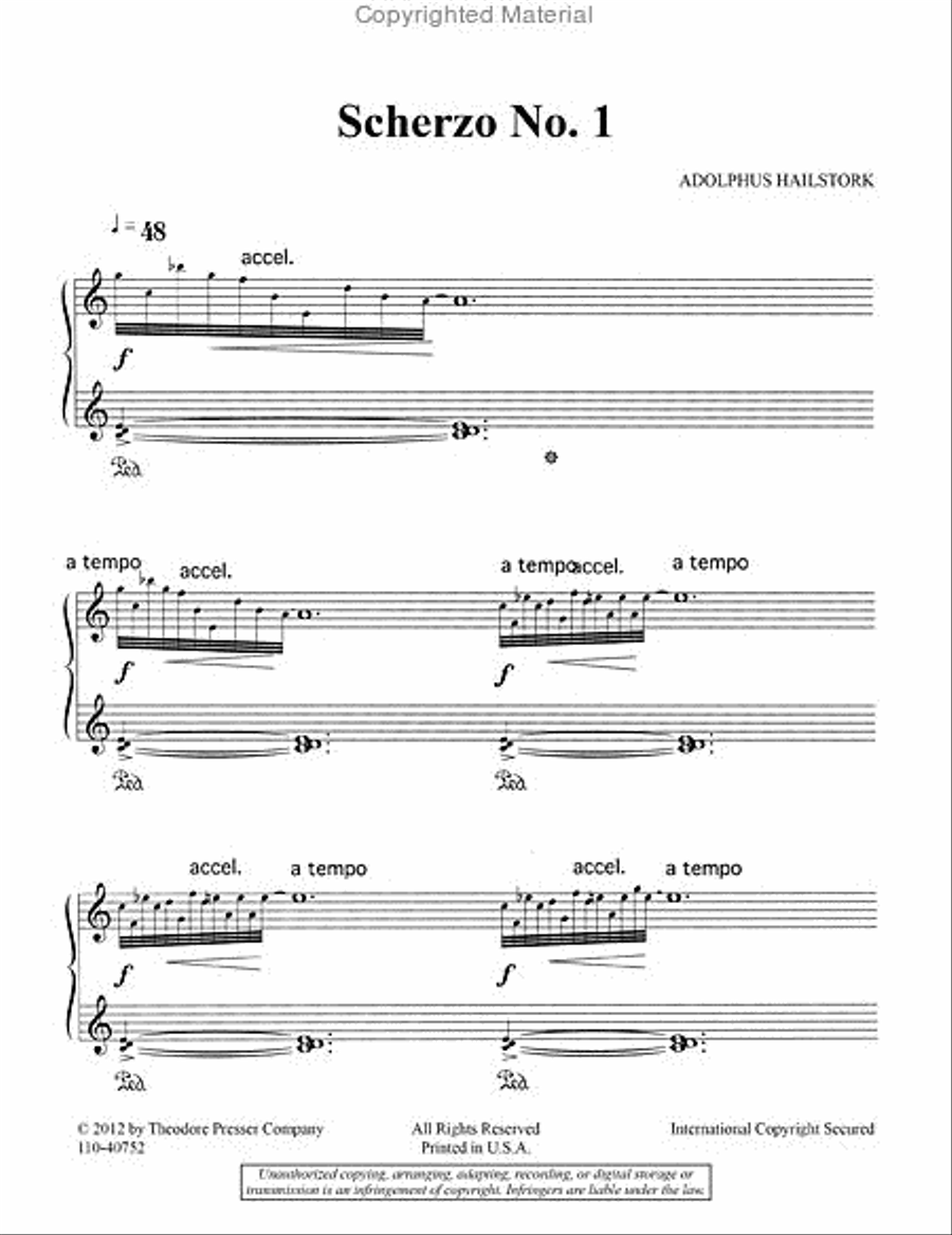 2 Scherzos Chamber Music scores gallery preview page 2