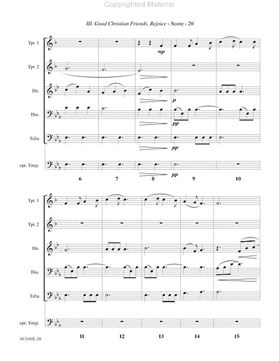Brass at Christmas Brass at Christmas Brass Quintet scores gallery preview page 15