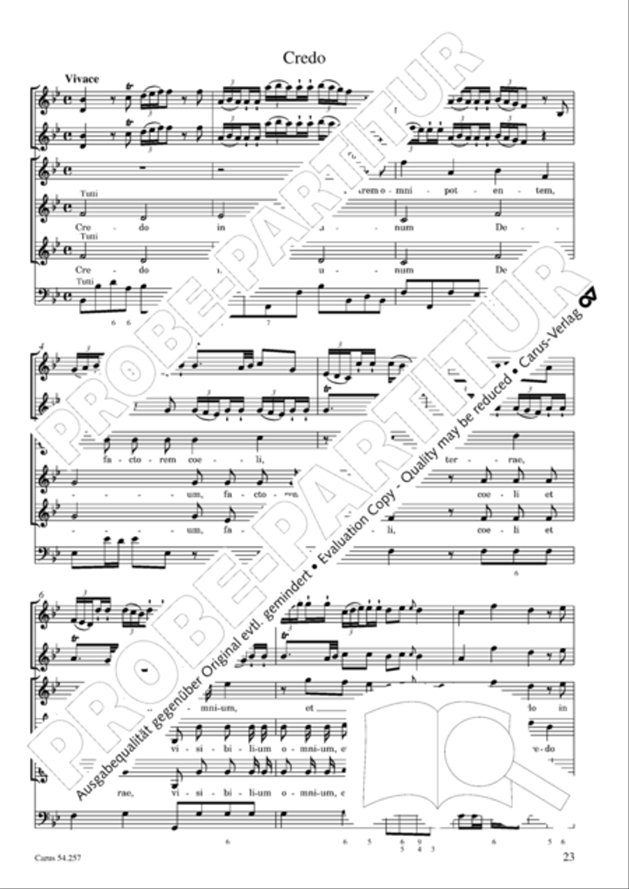 Missa Sancti Aloysii SSA scores gallery preview page 24
