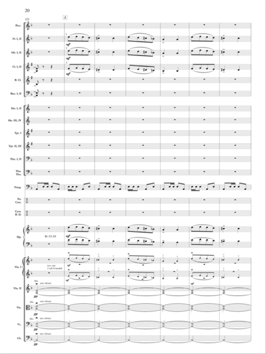 Samson Et Dalila, Op. 47: Danse Bacchanale Orchestra scores gallery preview page 21