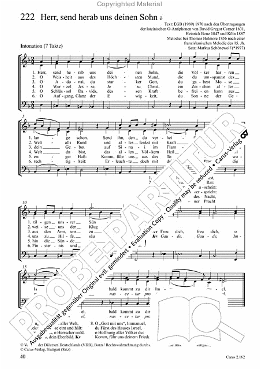 Chorbuch Gotteslob SAM 3-Part scores gallery preview page 41