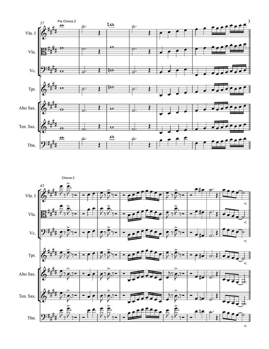 Piece Of My Heart Piece Of My Heart Large Ensemble scores gallery preview page 3