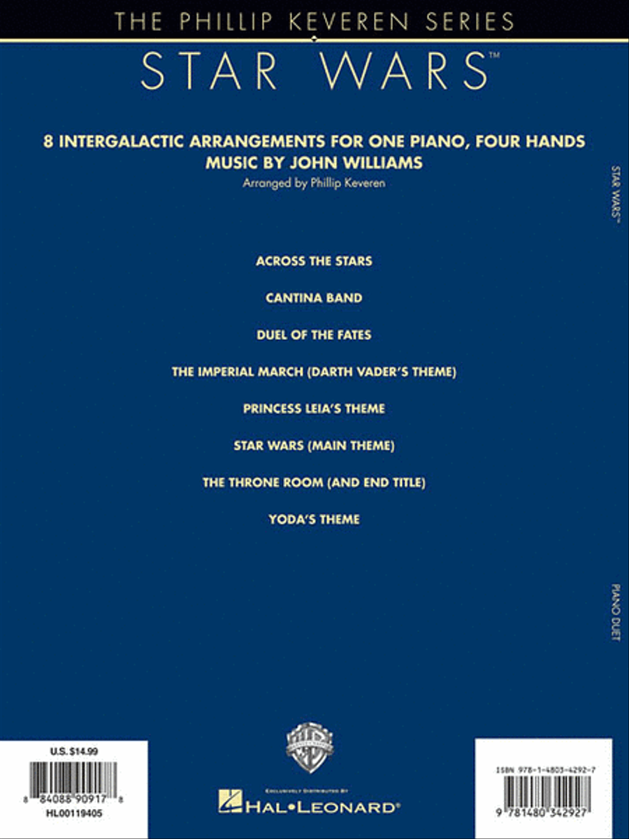 Star Wars 1 Piano, 4-Hands scores gallery preview page 2