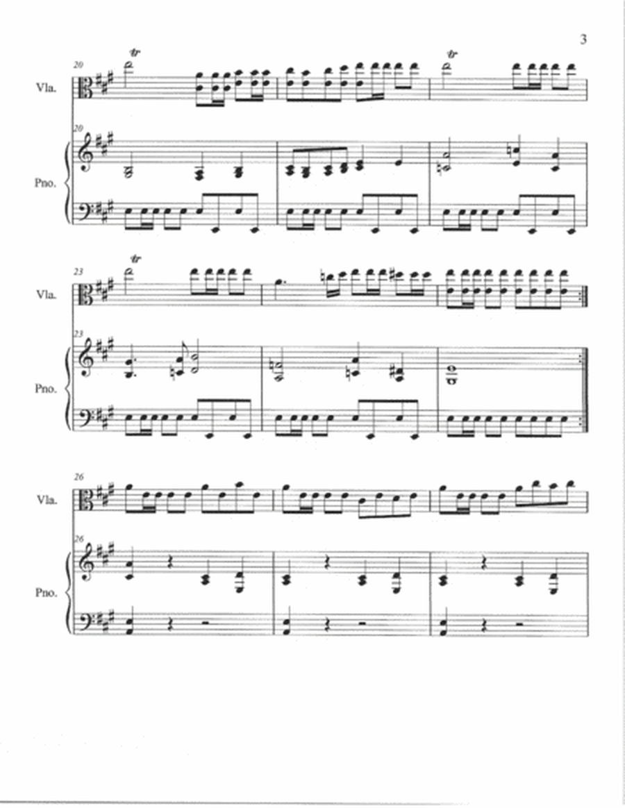 "March" by Viktor Kosenko (from Four Children's Pieces for Viola)