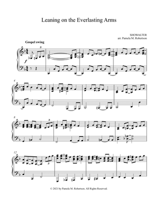 Book cover for Leaning on the Everlasting Arms - Piano Solo
