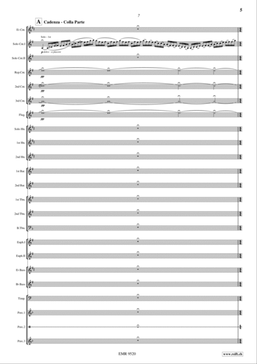 Russian Easter Festival Brass Band scores gallery preview page 5