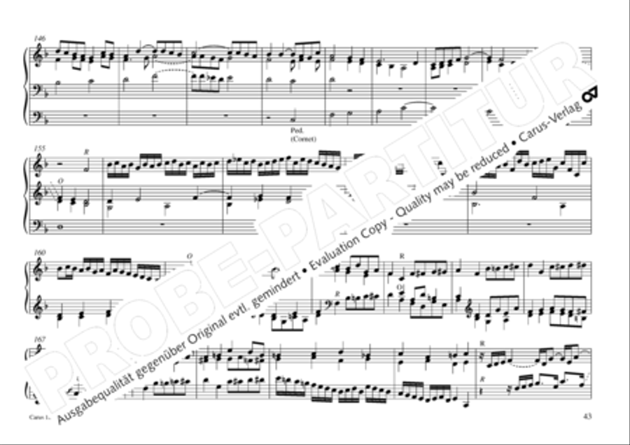 Organ music of the Hasse family Organ Solo scores gallery preview page 44