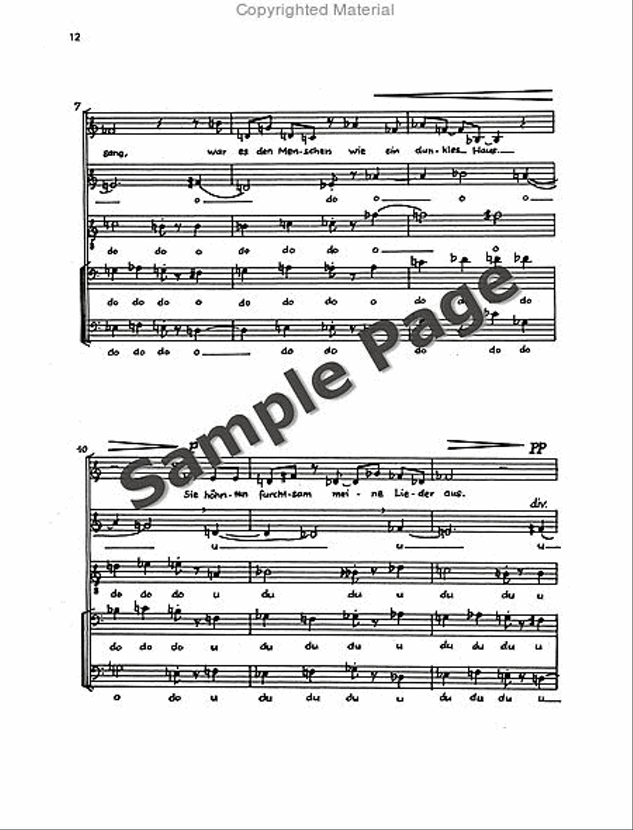Nachtstucke 3 4-Part scores gallery preview page 13