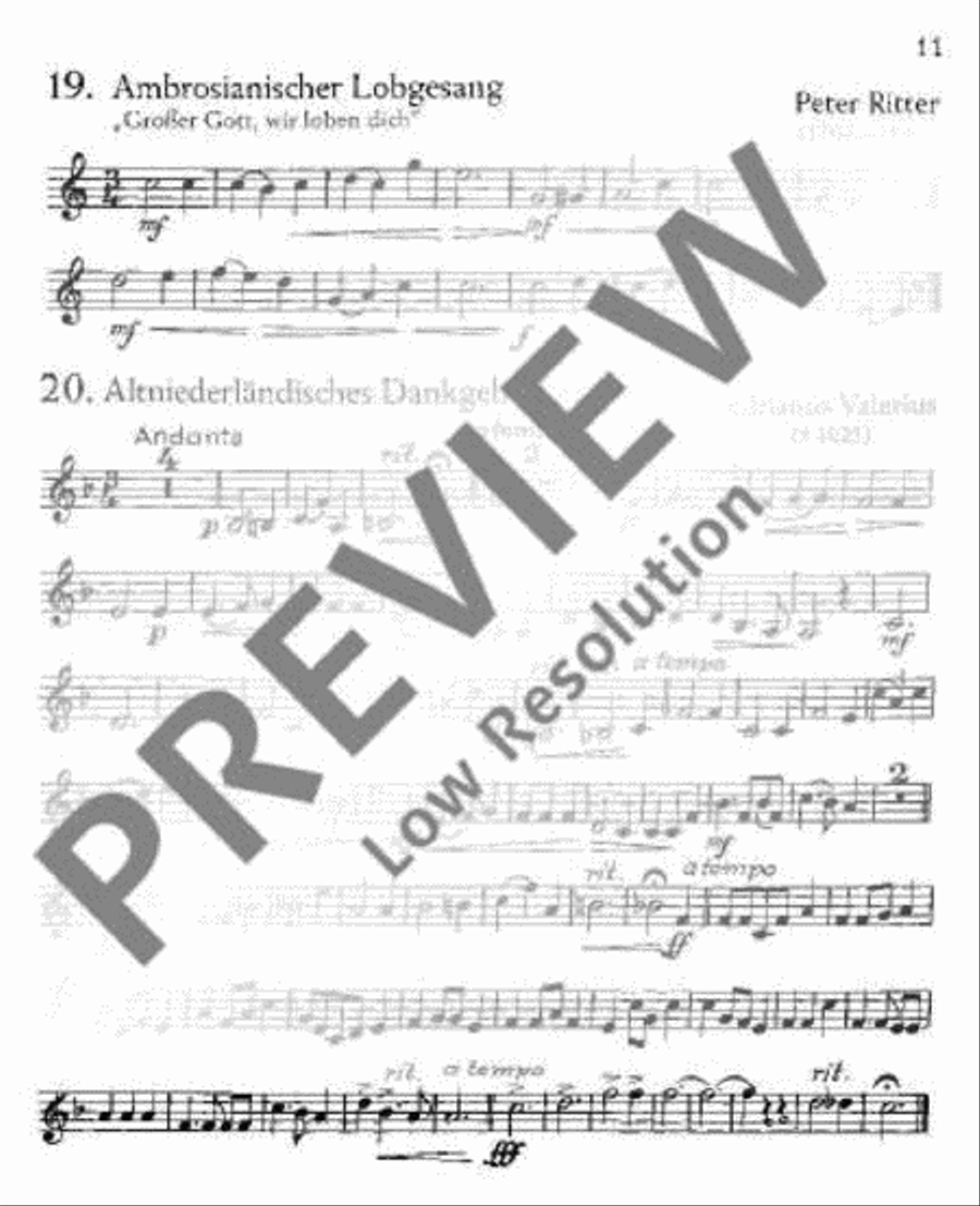 Für Feiern und Feste Für Feiern und Feste Clarinet scores gallery preview page 12