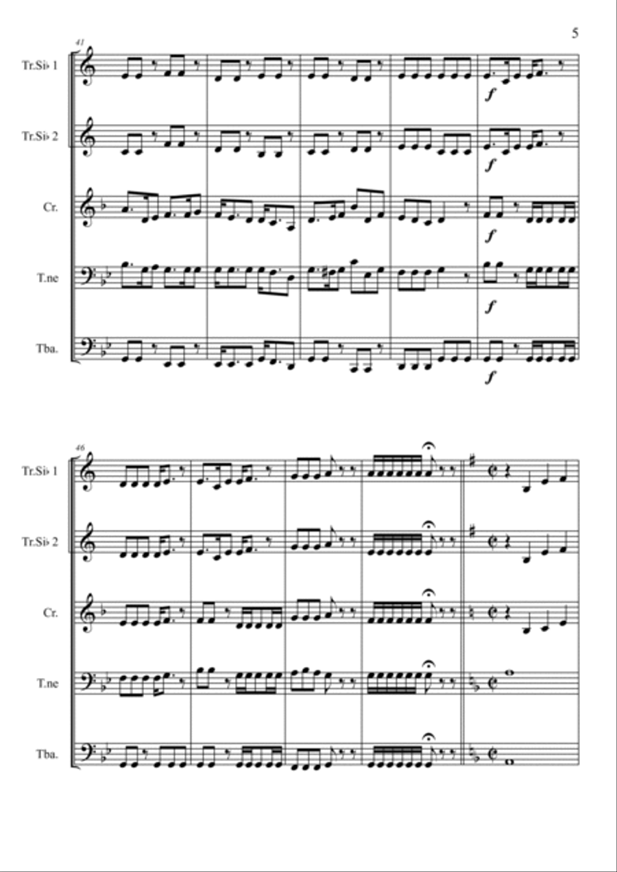 Barbarian Horde Brass Ensemble scores gallery preview page 6