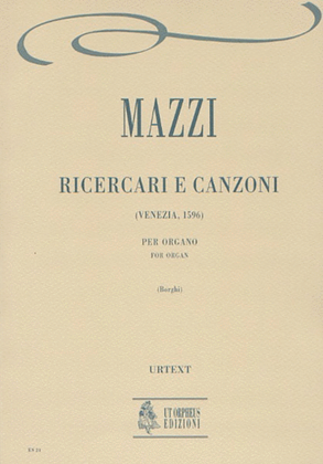 Book cover for Ricercares and Canzonas (Venezia 1596) for Organ