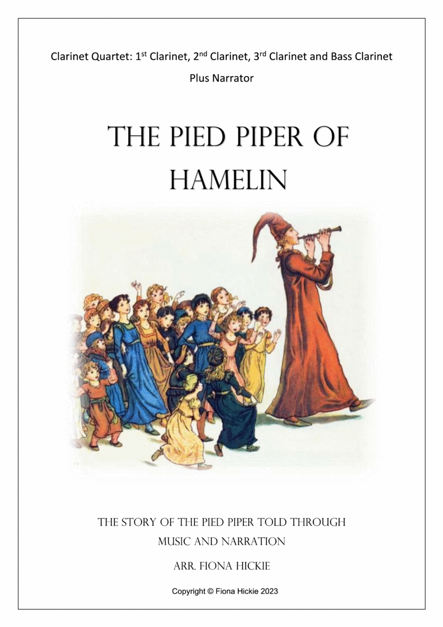 The Pied Piper of Hamelin Woodwind Ensemble scores gallery preview page 1