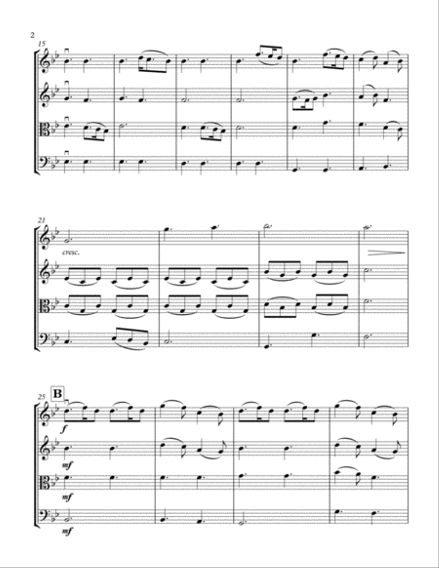 A Thousand Years A Thousand Years String Quartet scores gallery preview page 2